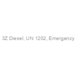 3Z Diesel, UN 1202, Emergency