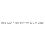 Irrig MD Pipe 40mmx100m 9bar