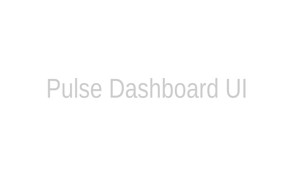 Pulse App Dashboard