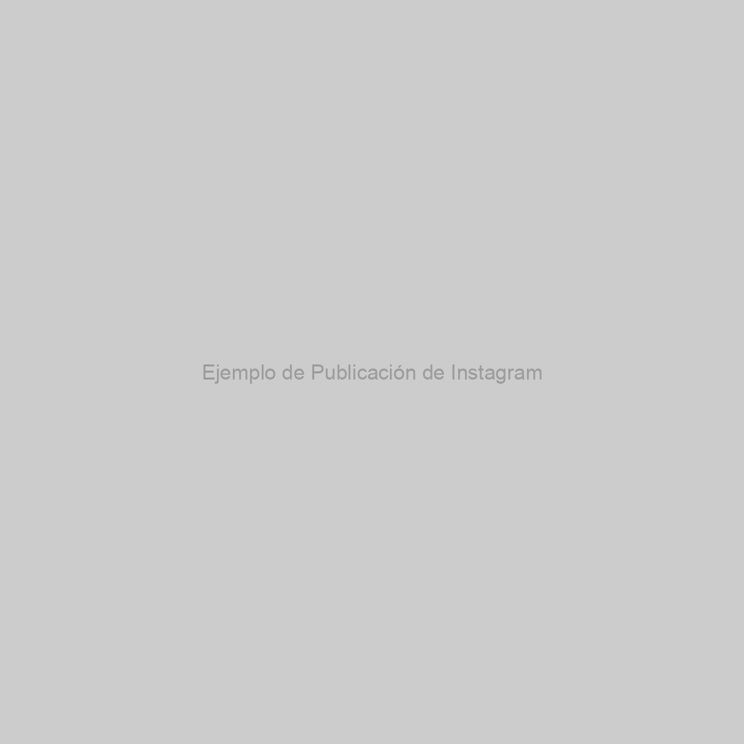 Ejemplo de Publicación de Instagram