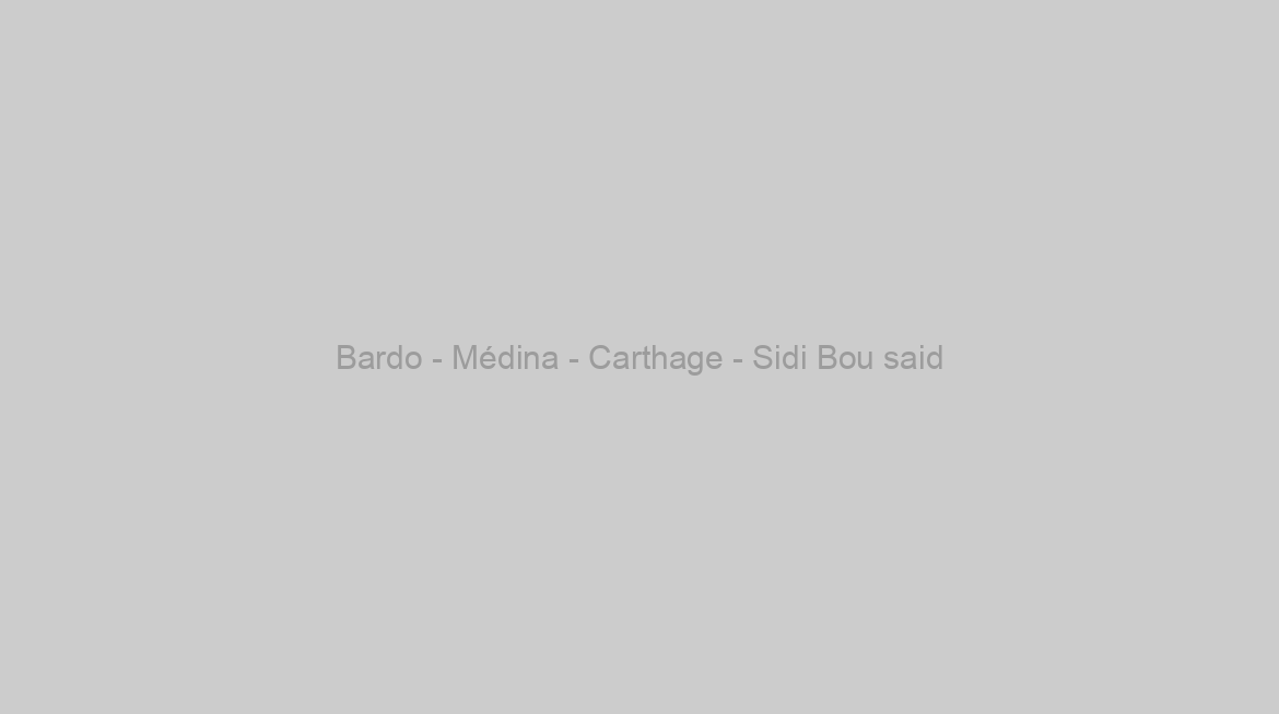 Bardo - Médina - Carthage - Sidi Bou said