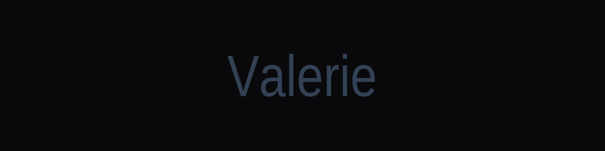 Valerie banner