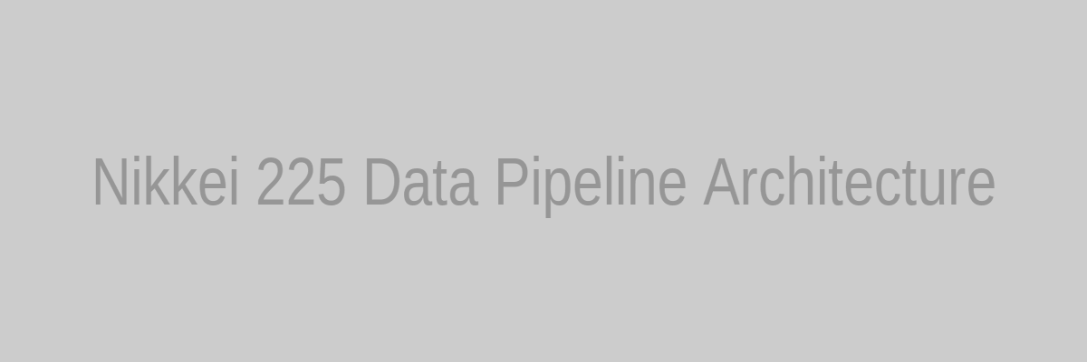 Diagram of a Nikkei 225 data pipeline using Indices-API, including ingestion, validation, storage, caching, analytics, and downstream trading systems.