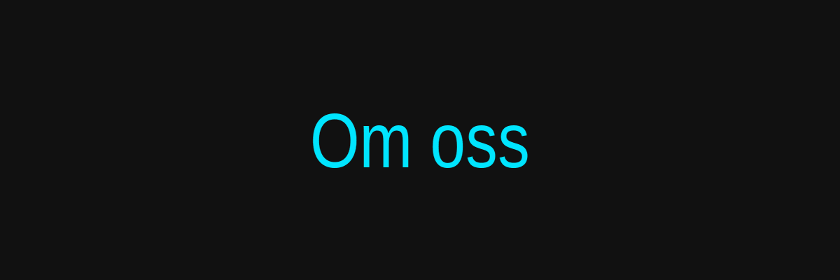 Om oss eksempel