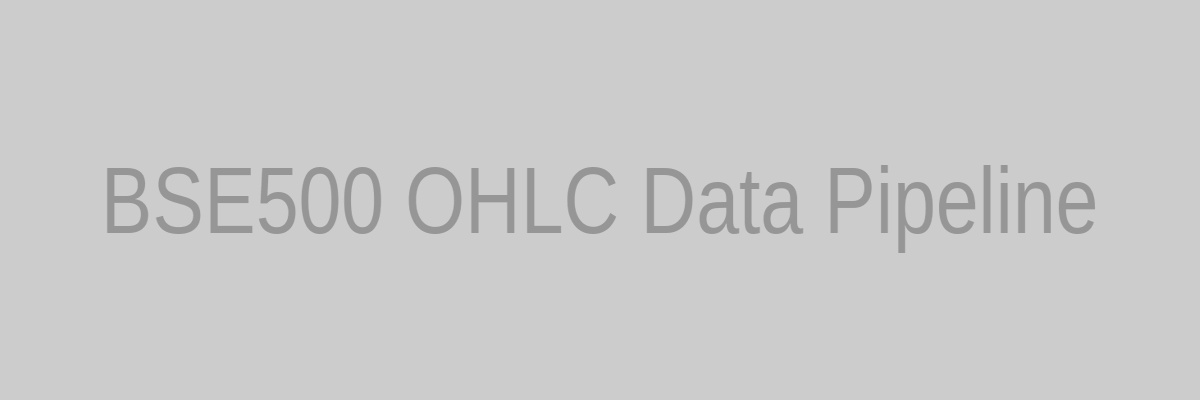 Diagram of a BSE500 OHLC data pipeline from Indices-API to storage, transformation, and dashboards