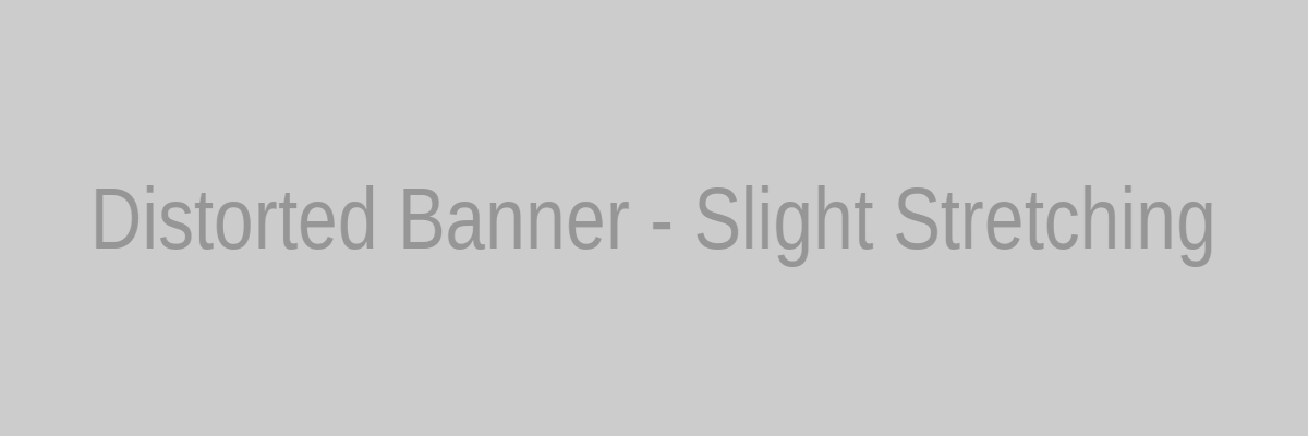 Distorted Banner Example