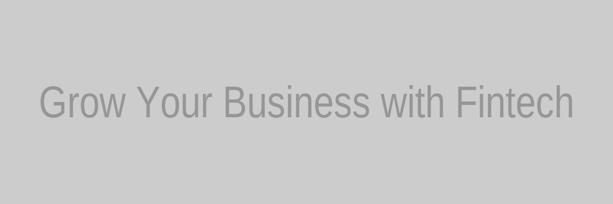 Grow your business with fintech