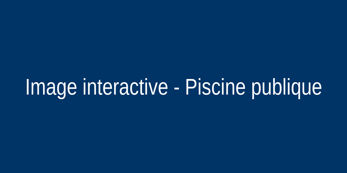 Piscine publique interactive