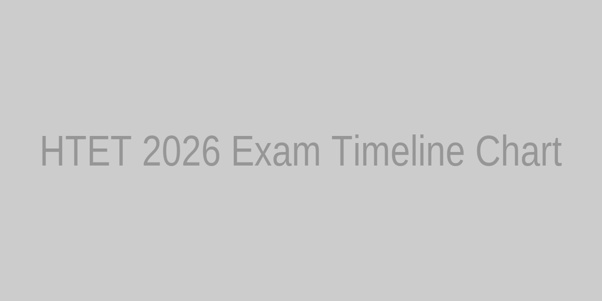 Placeholder: Timeline of HTET 2026 Admit Card Release and Exam Dates