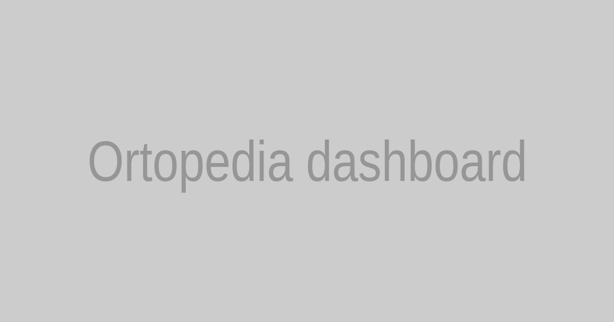 Dashboard de crecimiento para clínica de Ortopedia