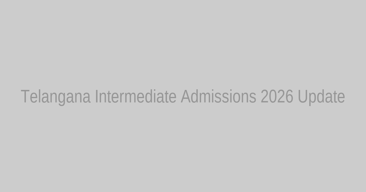 Hero Image: TGBIE Admission Portal Interface Placeholder