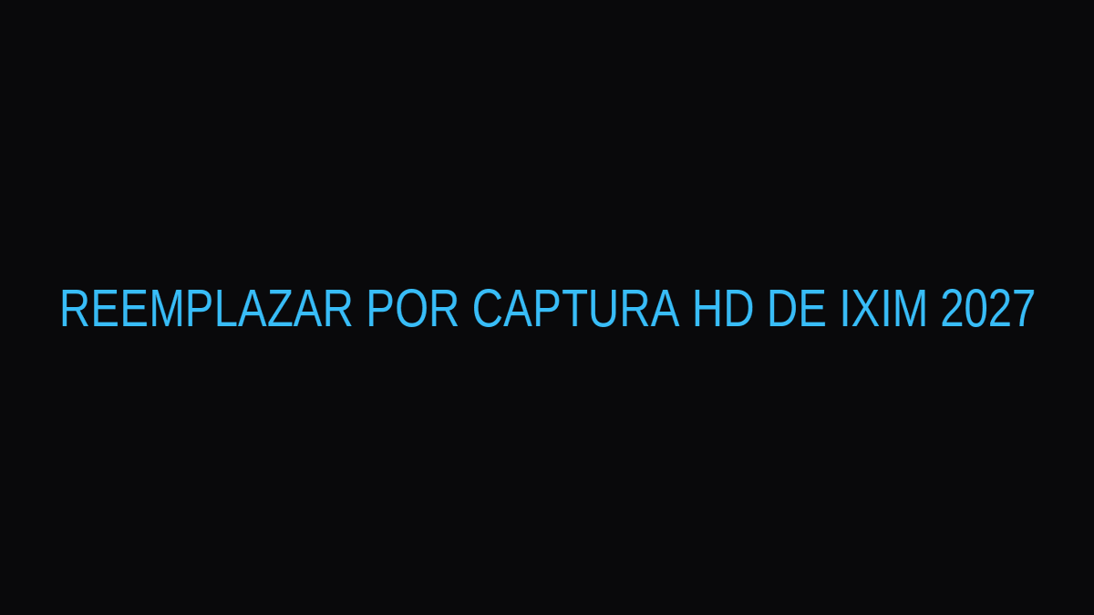 Interfaz de Ixim 2027