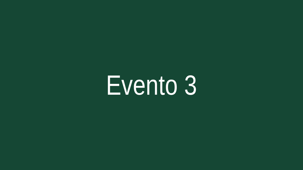 Evento 3