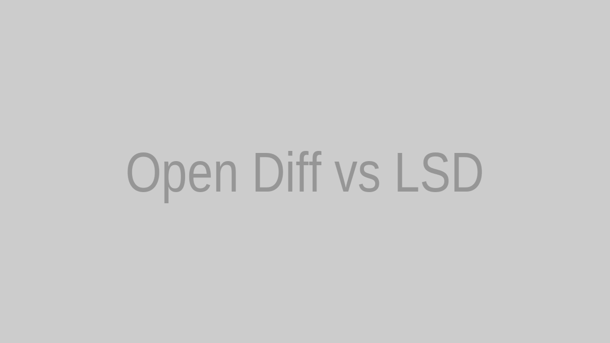 Open differential vs LSD diagram