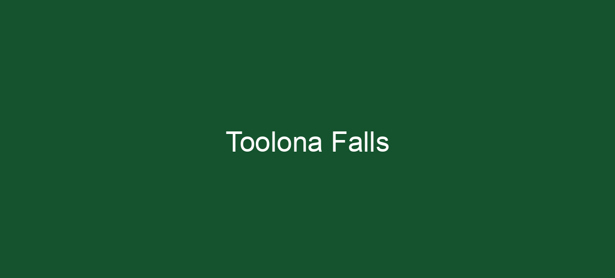 Toolona Falls