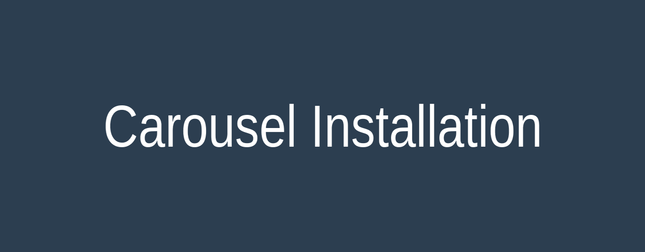 Carousel installation process showing foundation and assembly