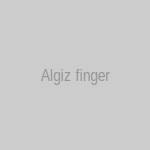 Альгиз на пальце