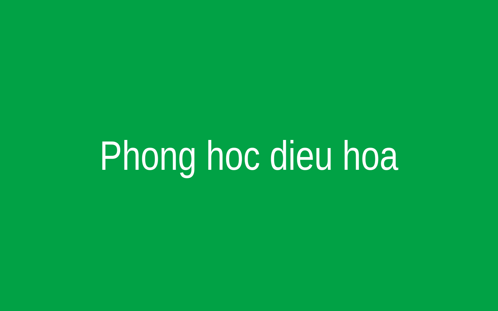 Phòng học lý thuyết điều hòa, máy chiếu hiện đại tại VCI