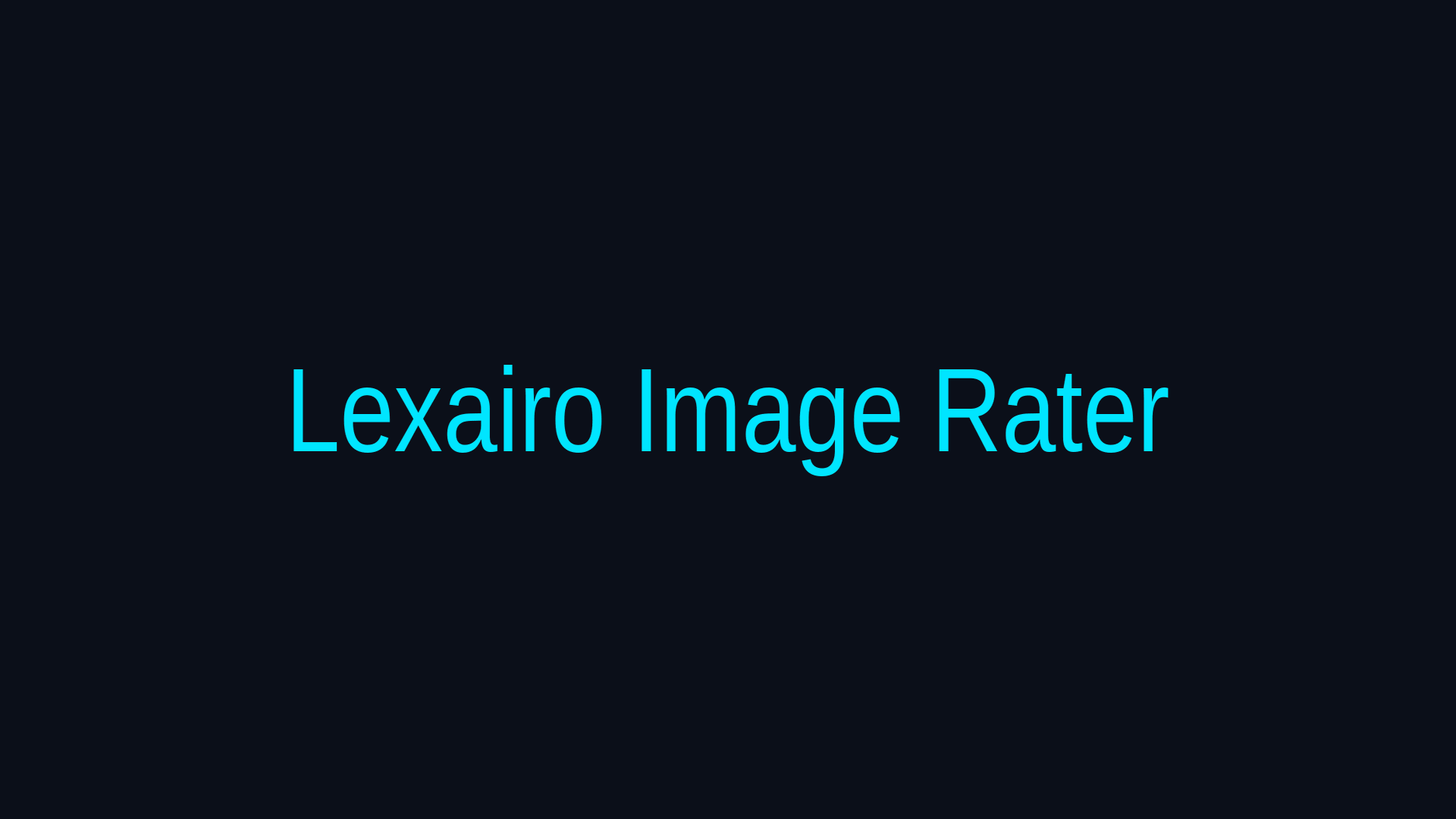 Lexairo AI Image Rater