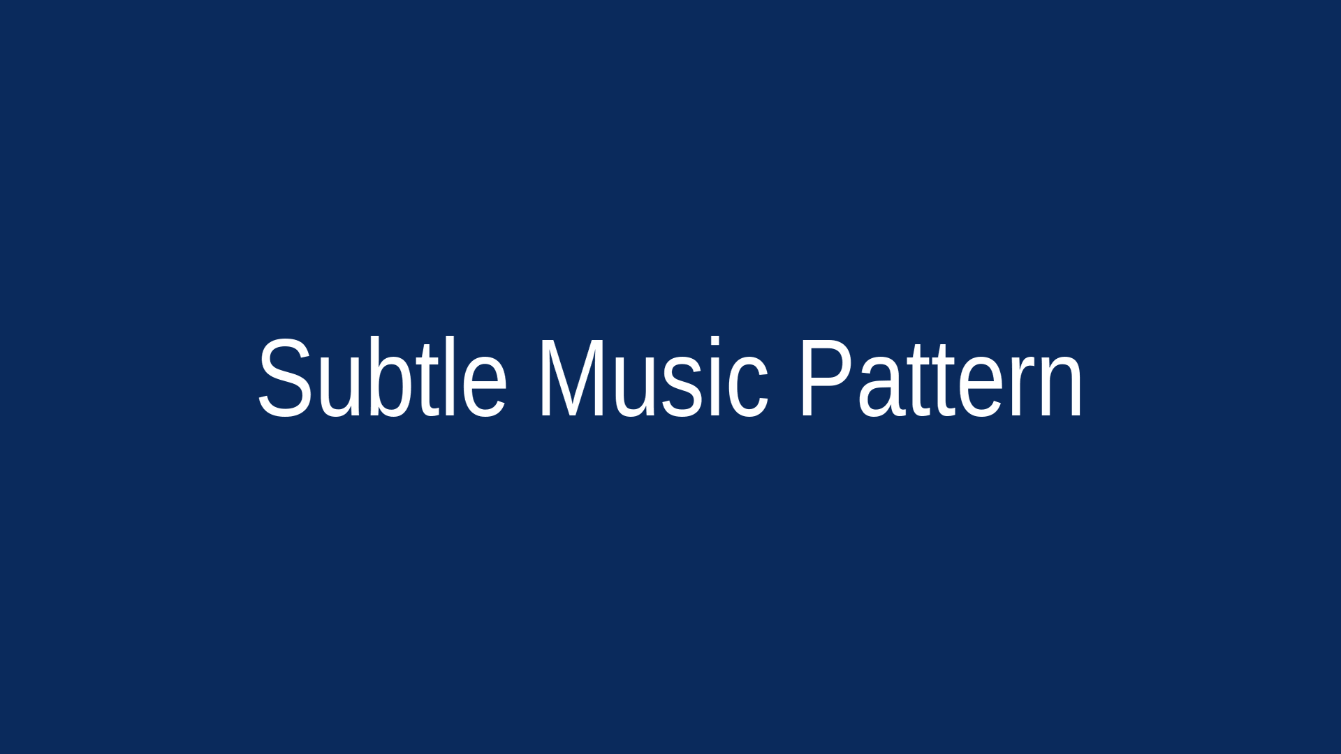 Subtle music pattern background