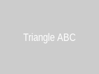 Triangle ABC avec côtés AB, BC et CA, et sommets A, B et C