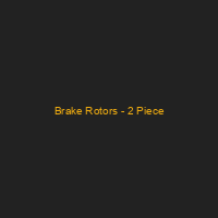 Brake Rotors - 2 Piece