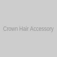 Crown-shaped rhinestone hairpin