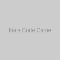 Faca de Corte para Carne Inox