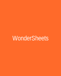 WonderSheets Studio Product