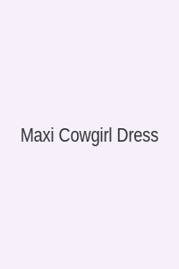 Maxi Cowgirl Dress