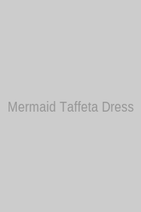 Plus size mermaid taffeta wedding dress with ruffles