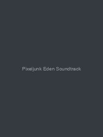Pixeljunk Eden Soundtrack