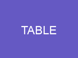 table html tag