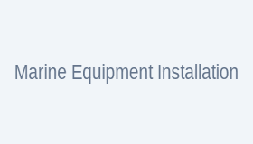 Stainless steel marine fittings on offshore platform