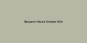 Benjamin Moore October Mist