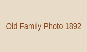 Family photo 1892