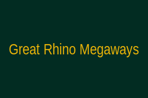 Great Rhino Megaways