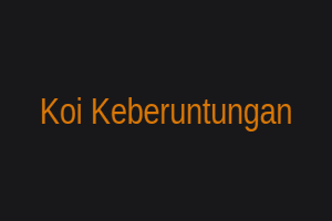 Koi Keberuntungan