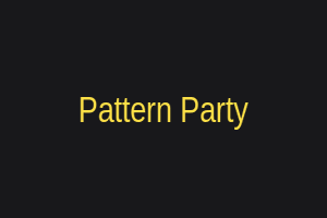 Pattern Party Bingo
