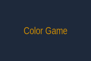 Color Game