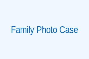 Custom phone case with family photo