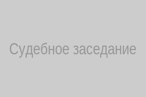 Судебное заседание