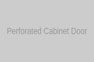 Perforated Cabinet Door Design