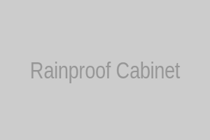 Rainproof outdoor cabinet