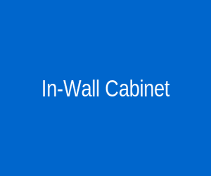 In-wall network cabinet installation