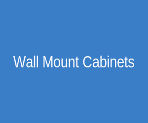 Wall-mounted network cabinets