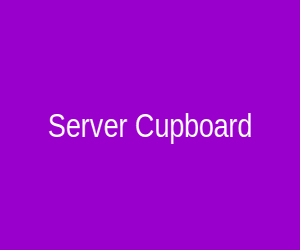 Small server cupboard unit