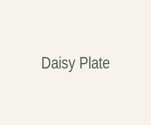 Daisy Plate