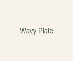 Wavy Plate