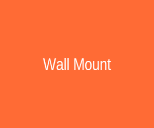 Wall-mount cabinet on office wall
